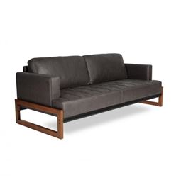 ADELA ÜÇLÜ KANEPE Ahşap Ayak Döşemeli Kol ADELA 03