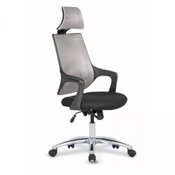 ALFA BAŞLIKLI YÖNETİCİ KOLTUĞU Alüminyum Ayak / sabit kol / bel destekli ALFA 10