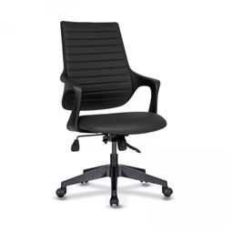 ALFA BAŞLIKSIZ ÇALIŞMA KOLTUĞU Plastik Ayak / sabit kol / bel destekli ALFA 21