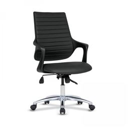 ALFA BAŞLIKSIZ ÇALIŞMA KOLTUĞU Alüminyum Ayak / sabit kol / bel destekli ALFA 28