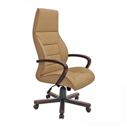 ARES BAŞLIKLI YÖNETİCİ KOLTUĞU Ahşap Ayak / Ahşap kol ARS 07