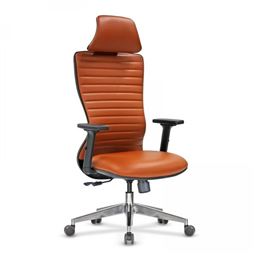 ARYA BAŞLIKLI YÖNETİCİ KOLTUĞU Alüminyum Ayak / ayarlı kol / bel destekli ARYA 40