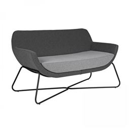 CUTE İKİLİ KANEPE Boyalı Boru Ayak C 014