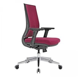 ERMES BAŞLIKSIZ MİSAFİR KOLTUĞU Alüminyum Ayak / ayarlı kol / bel destekli ERM 02