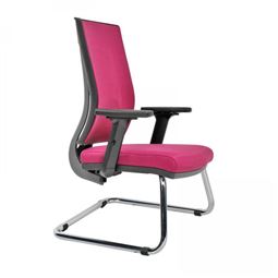 ERMES BAŞLIKSIZ MİSAFİR KOLTUĞU Alüminyum U Ayak / ayarlı kol / bel desteksiz ERM 03