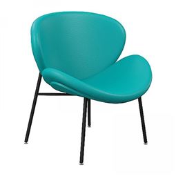 LİP TEKLİ BEKLEME KOLTUĞU Siyah Boyalı Ayak LİP 02