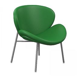 LİP TEKLİ BEKLEME KOLTUĞU Antrasit Boyalı Ayak LİP 03