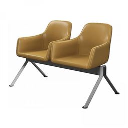 INCA İKİLİ BEKLEME KOLTUĞU Üçgen Profil Ayak INCA 14