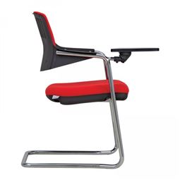 PALOMA BEKLEME KOLTUĞU Alüminyum U Ayak  / yazı tablalı / sırt döşemeli P 5011