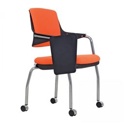 PALOMA BEKLEME KOLTUĞU Alüminyum Boru Ayak  / yazı tablalı / sırt döşemeli P 5011