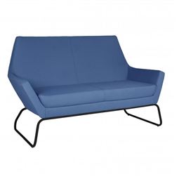 STYLE İKİLİ BEKLEME KANEPESİ Boyalı Boru Ayak S 018