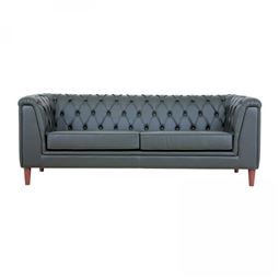 VİGO İKİLİ KANEPE KAPİTONELİ / Ahşap Ayak VGO 02