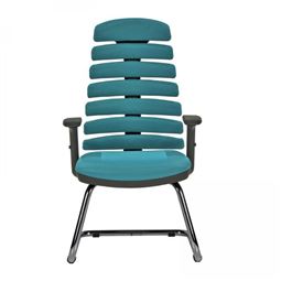 SPRİNG BAŞLIKSIZ YÖNETİCİ KOLTUĞU Alüminyum U Ayak / ayarlı kol / bel desteksiz SP 38