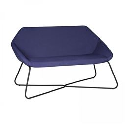 DİAGONAL İKİLİ BEKLEME KANEPE Boyalı Boru Ayak D 010