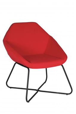 DİAGONAL TEKLİ BEKLEME KANEPE Boyalı Boru Ayak D 009