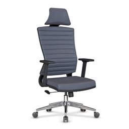 EDEN BAŞLIKLI YÖNETİCİ KOLTUĞU Alüminyum Ayak / ayarlı kol / bel destekli EDEN 60