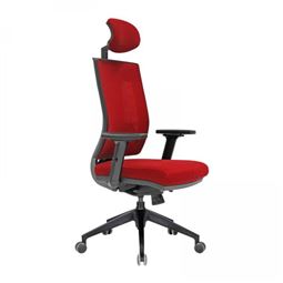 ERMES BAŞLIKLI YÖNETİCİ KOLTUĞU Plastik Ayak / ayarlı kol / bel destekli ERM 10