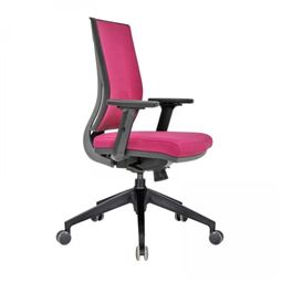 ERMES BAŞLIKSIZ MİSAFİR KOLTUĞU Plastik Ayak / ayarlı kol / bel destekli ERM 11