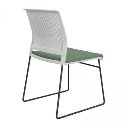 EVO BEKLEME KOLTUĞU BEYAZ PLASTİK GÖVDE / Boyalı Tel Ayak EVO 17