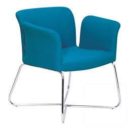 GAZEL TEKLİ BEKLEME KOLTUĞU Alüminyum Boru Ayak GZL 01