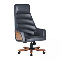 LAND BAŞLIKLI YÖNETİCİ KOLTUĞU Ahşap Ayak / cilalı ahşap kol / cilalı ahşap kolçak / LND 30