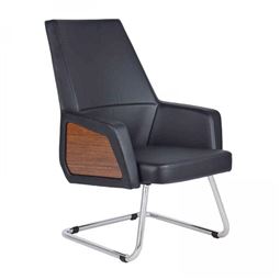 LAND BEKLEME KOLTUĞU Alüminyum U Ayak / sabit kol / cilalı ahşap kolçak LND 04