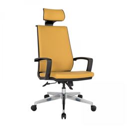 NİTRO BAŞLIKLI YÖNETİCİ KOLTUĞU Alüminyum Ayak / Plastik kol / bel desteksiz NT 40