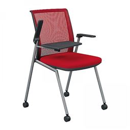 NİTRO ÇALIŞMA SANDALYESİ Boru Ayaklı / yazı tablalı / katlanabilir oturak ve kol NT 71