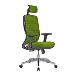 OTTO BAŞLIKLI YÖNETİCİ KOLTUĞU Alüminyum Ayak / döşemeli sırt / ayarlı kol / bel desteği OT 78