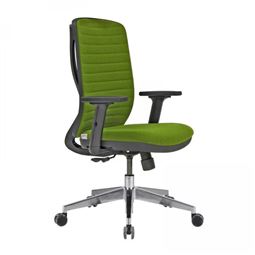 OTTO ÇALIŞMA KOLTUĞU Alüminyum Ayak / döşemeli sırt / ayarlı kol / bel desteği OT 79