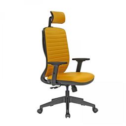 OTTO BAŞLIKLI YÖNETİCİ KOLTUĞU Plastik Ayak / döşemeli sırt / ayarlı kol / bel desteği OT 66