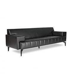 PLANC ÜÇLÜ KANEPE Siyah Boyalı Ayak PLANC 03