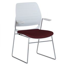 POLO BEKLEME KOLTUĞU Alüminyum Tel Ayak / beyaz boyalı gövde / sabit kol PL 10