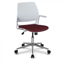 POLO ÇALIŞMA KOLTUĞU Beyaz Plastik Ayak  PL 12