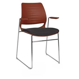 POLO ÇALIŞMA KOLTUĞU Alüminyum Ayak / Kiremit renk gövde ve kol  PL 24