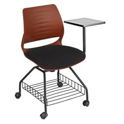 POLO KİREMİT RENK Sepetli boyalı Ayak / Çalışma ahşap yazı tahtalı  PL 26