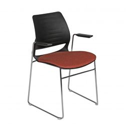 POLO BEKLEME KOLTUĞU Alüminyum Ayak / siyah plastik gövde PL 01