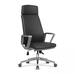 VİVA BAŞLIKLI YÖNETİCİ KOLTUĞU Alüminyum Ayak / Plastik Gri kol Dikişsiz VİVA 70